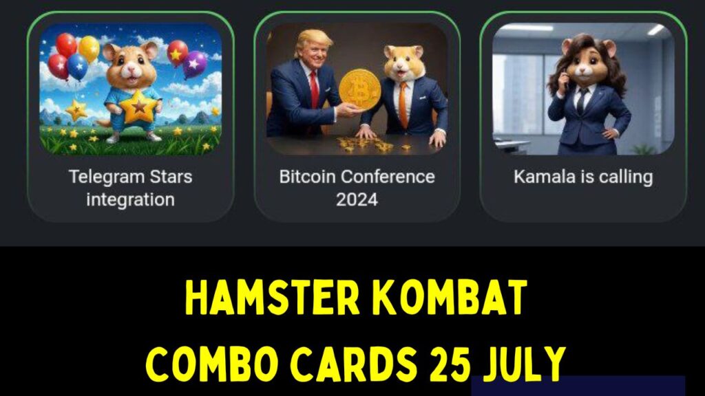 Hamster Kombat Combo Cards 25 July