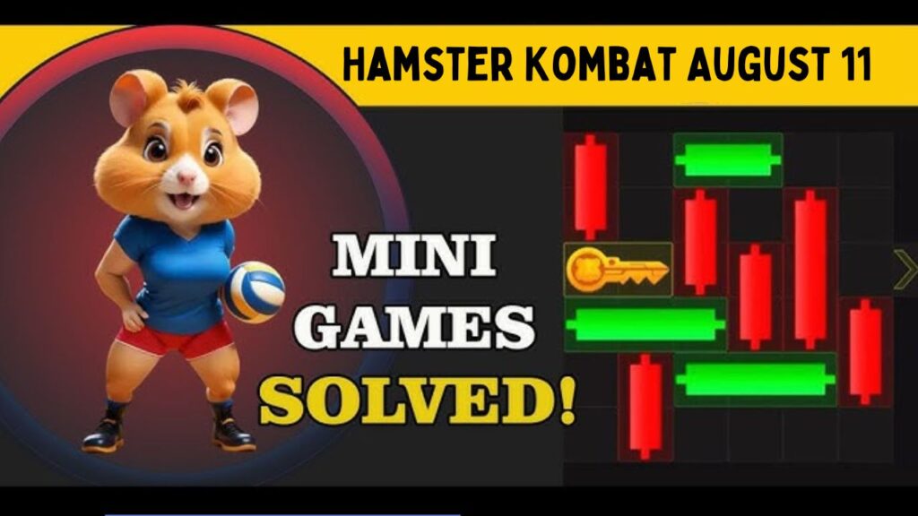 Hamster Kombat Daily Mini Game 11 August