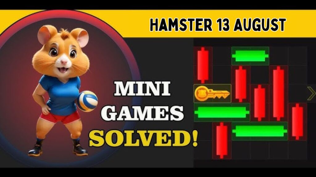 Hamster Kombat Daily Mini Game 13 August