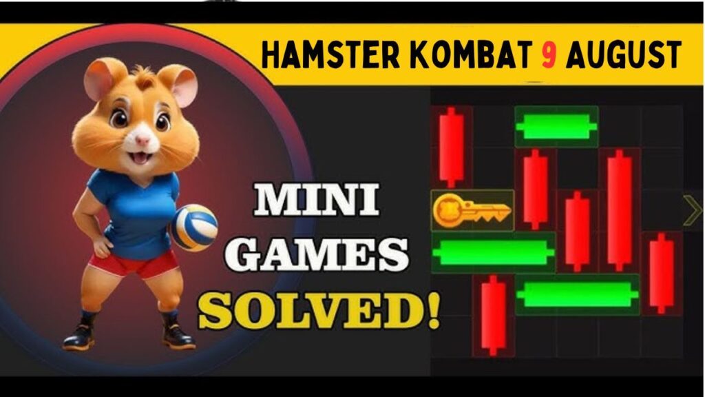 Hamster Kombat Daily Mini Game 9 August