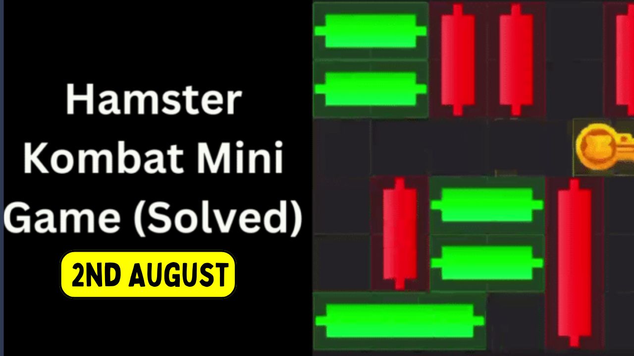 Hamster Kombat Mini Game Solution 2 August