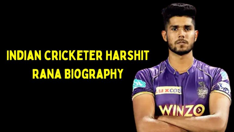 Indian cricketer Harshit Rana Biography