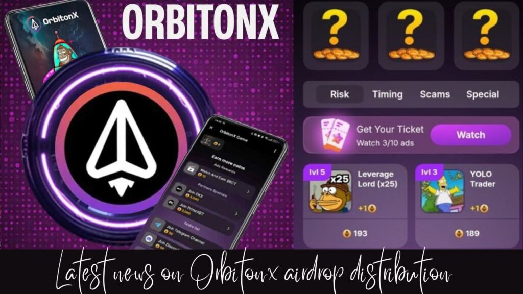 Latest news on Orbitonx airdrop distribution