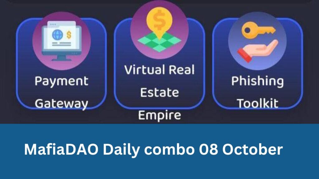 MafiaDAO Daily combo 08 October