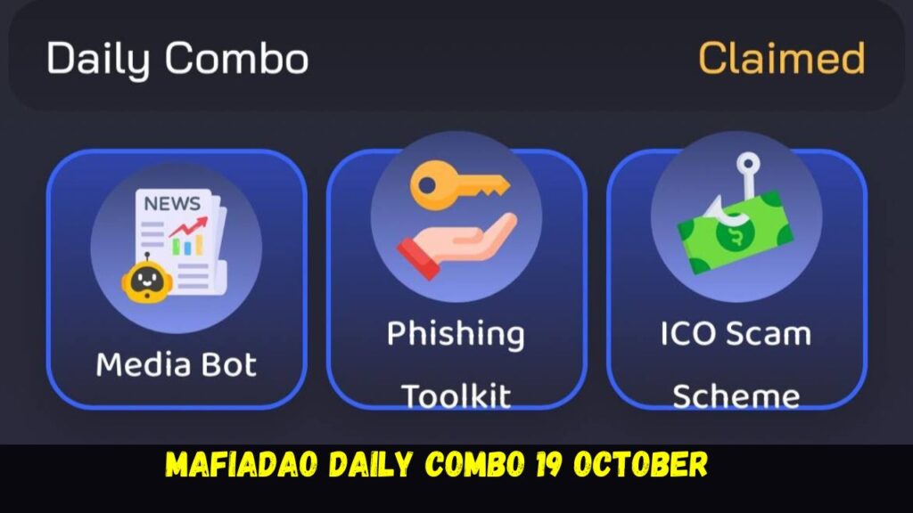 MafiaDAO Daily combo 19 October