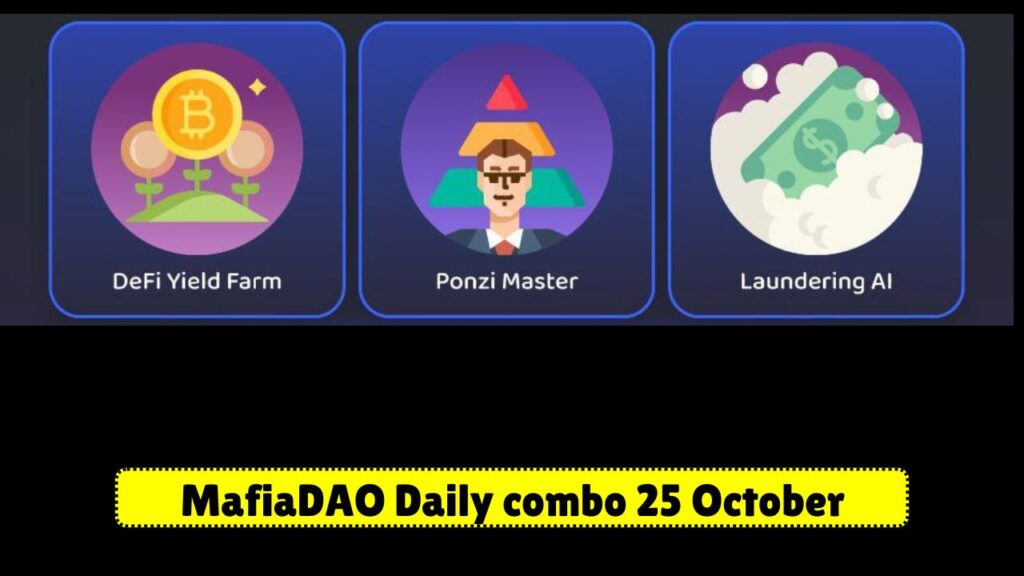 MafiaDAO Daily combo 25 October