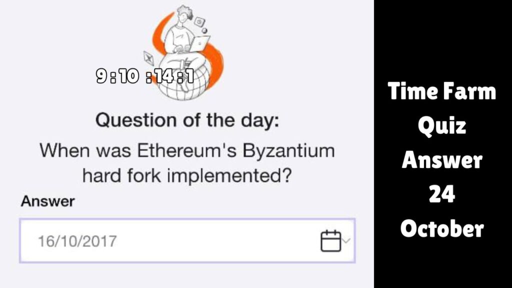 Time Farm Quiz Answer 24 October