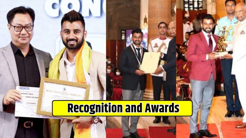 Manpreet Singh Recognition and Awards