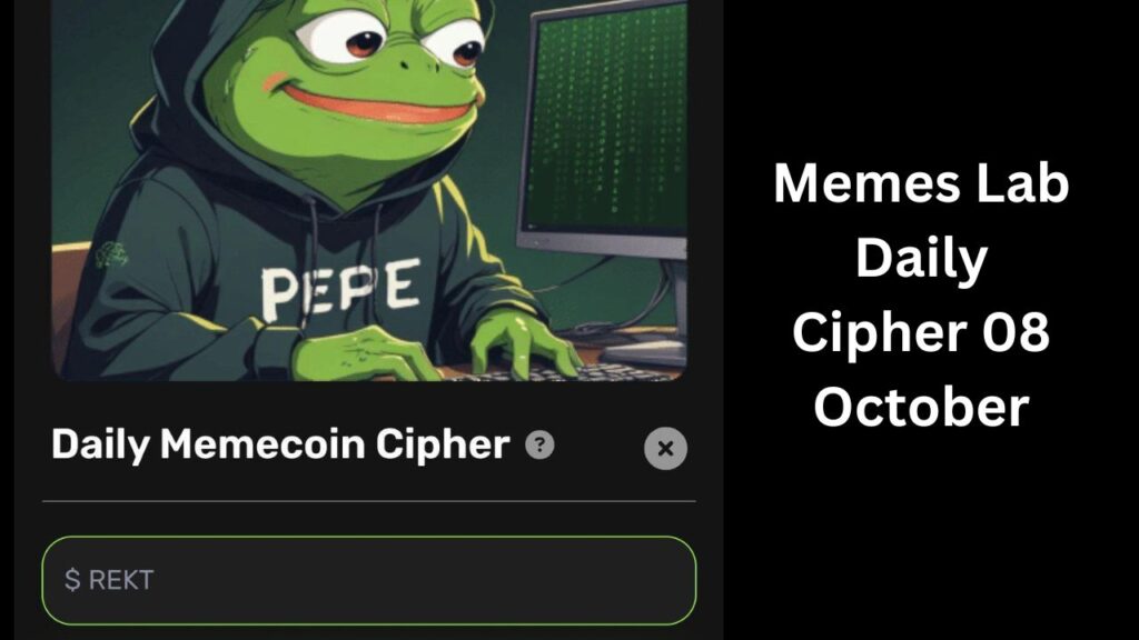 Memes Lab Daily Cipher 08 October