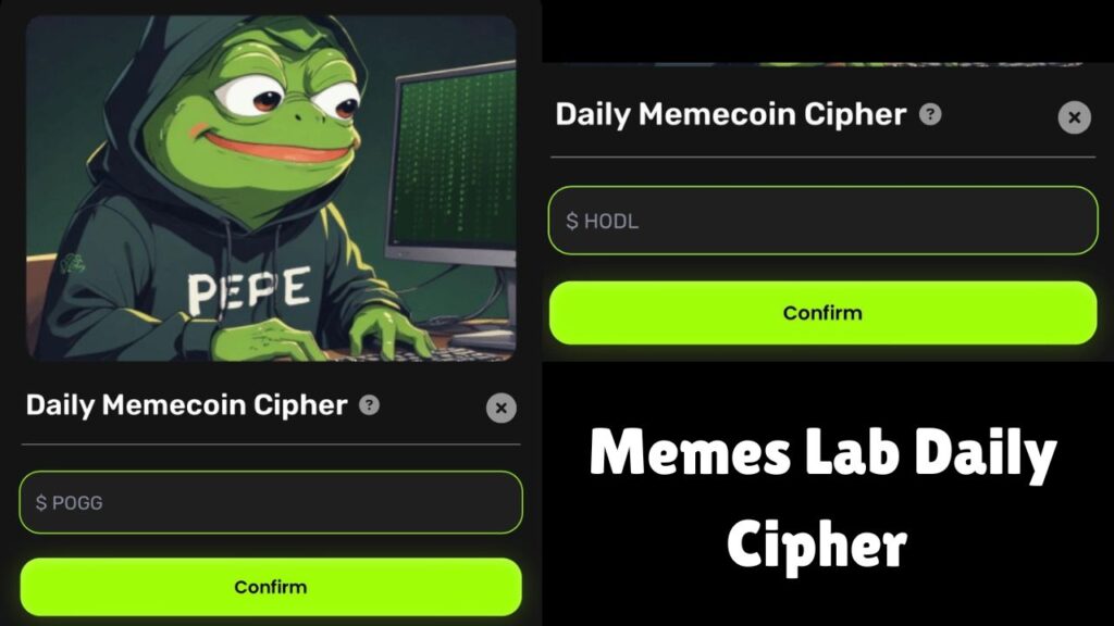 Memes Lab Daily Cipher