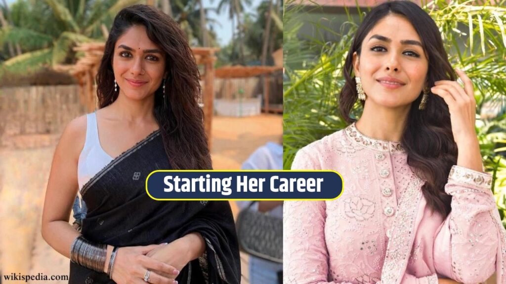 Mrunal Thakur Starting Her Career