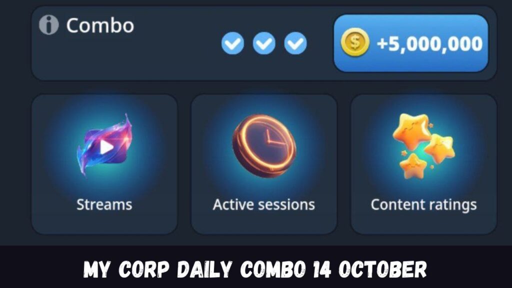 My Corp Daily Combo 14 October