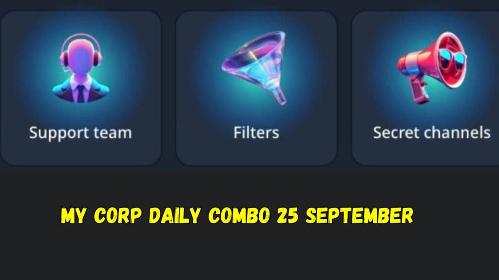 My Corp Daily Combo 25 September