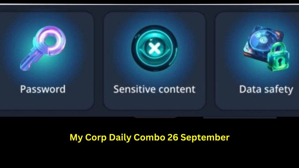 My Corp Daily Combo 26 September