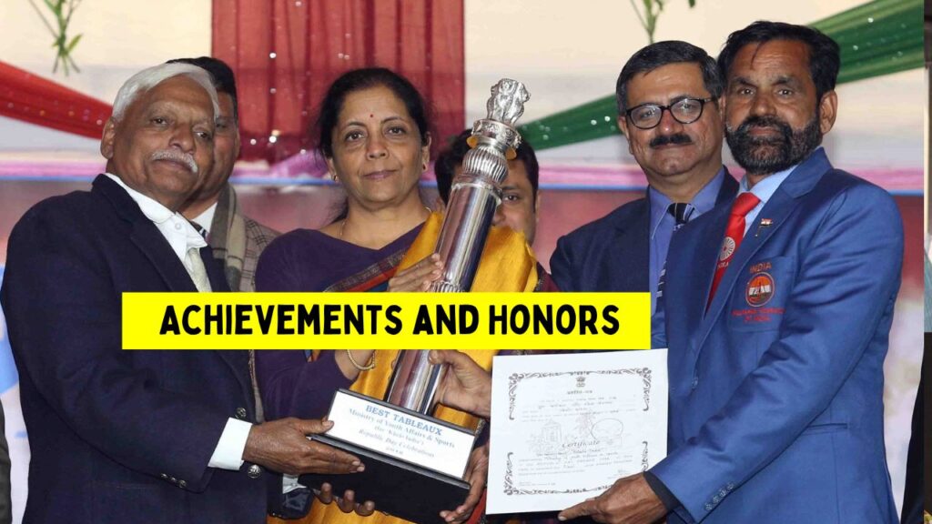 Nirmala Sitharaman Achievements and Honors