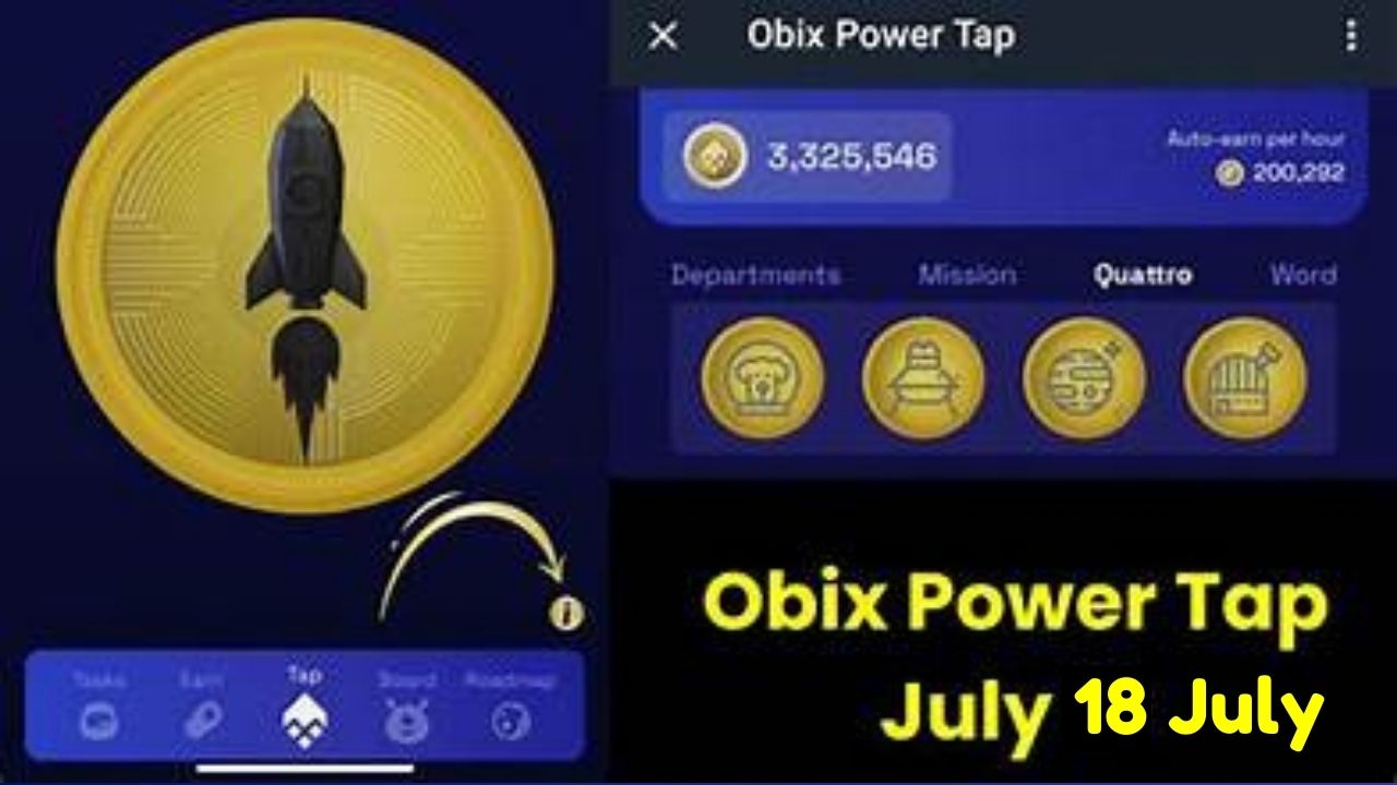 Obix Power Tap Daily Combo 18 July