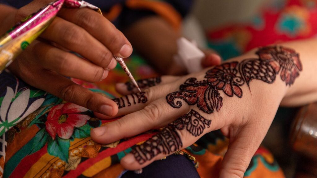 One Word Mehndi Captions for Instagram