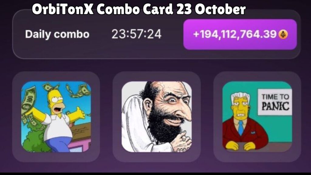 OrbiTonX Combo Card 23 October