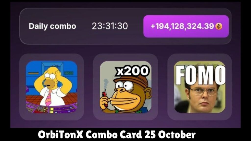 OrbiTonX Combo Card 25 October