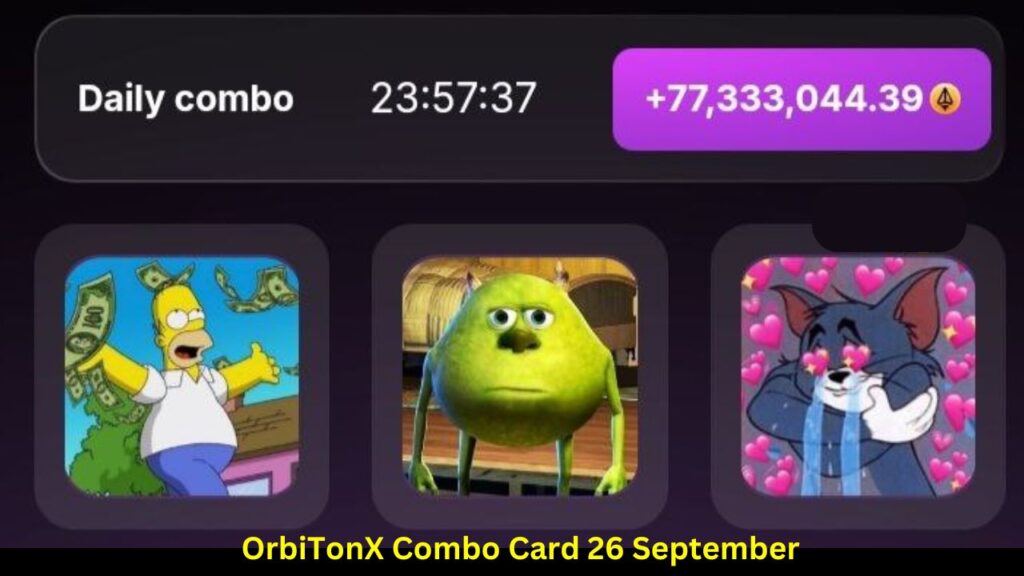 OrbiTonX Combo Card 26 September