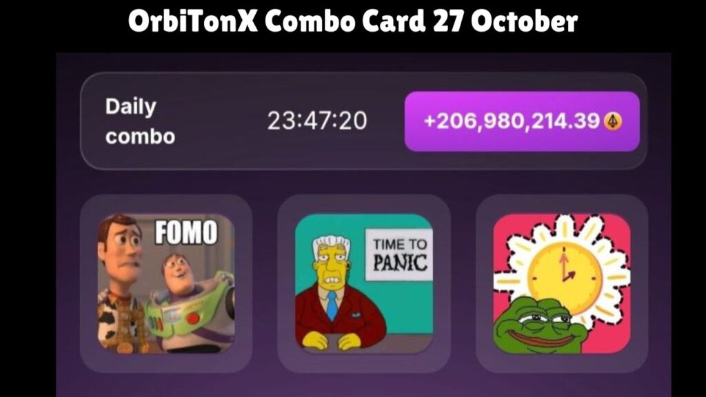 OrbiTonX Combo Card 27 October