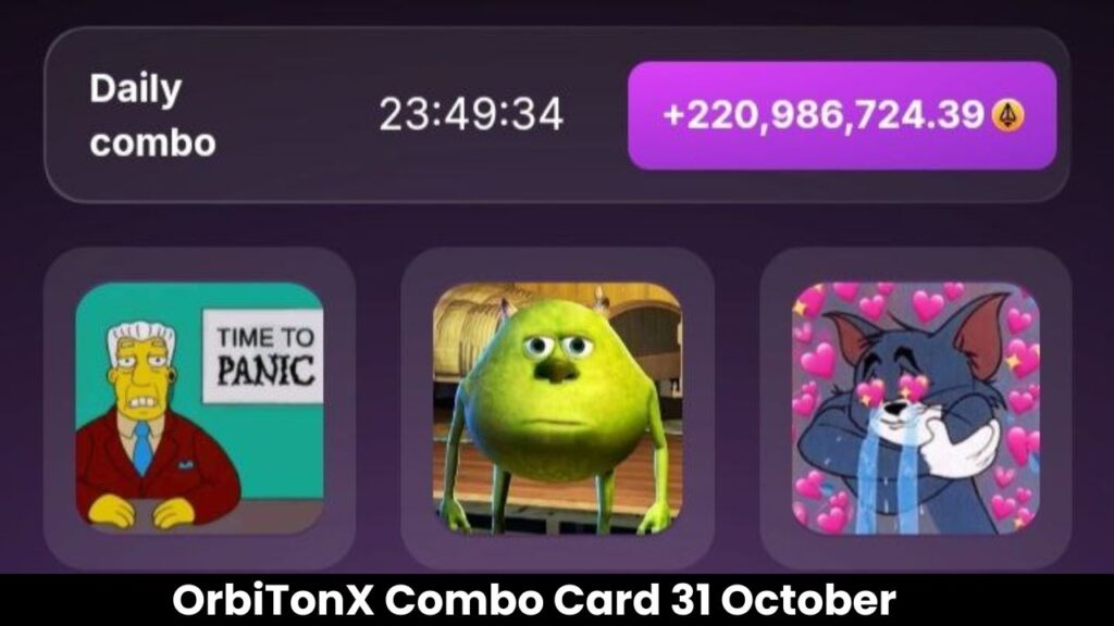 OrbiTonX Combo Card 31 October