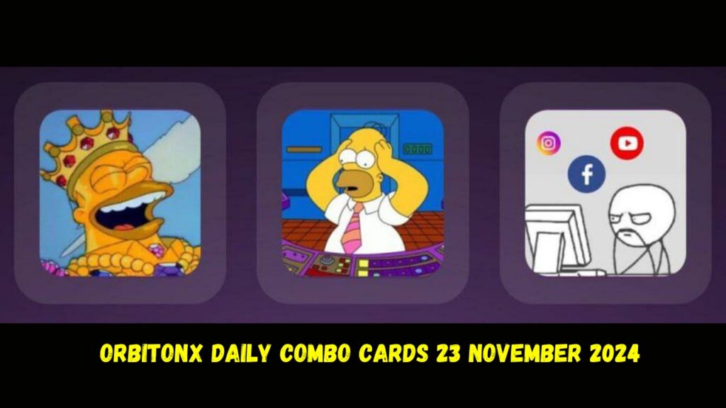 OrbiTonX Daily Combo Cards 23 November 2024