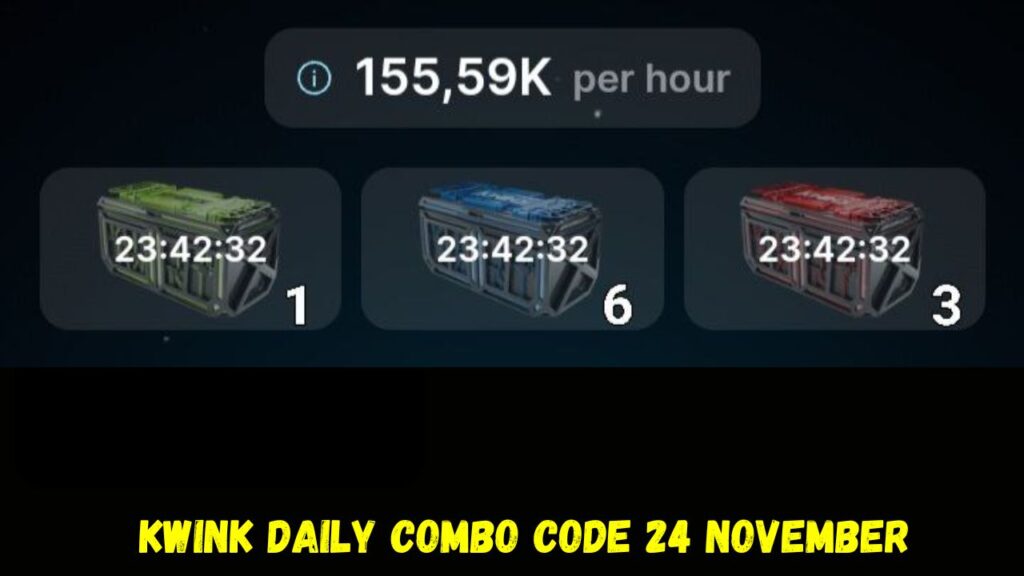 Kwink Daily Combo Code 24 November