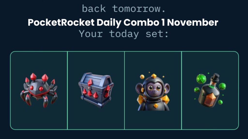 PocketRocket Daily Combo 1 November