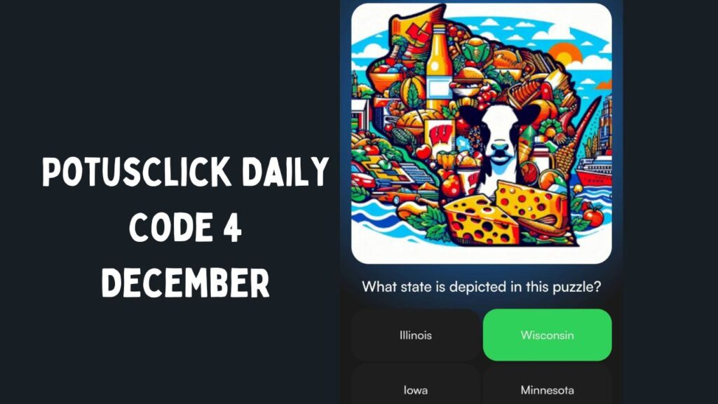 PotusClick Daily Code 4 December