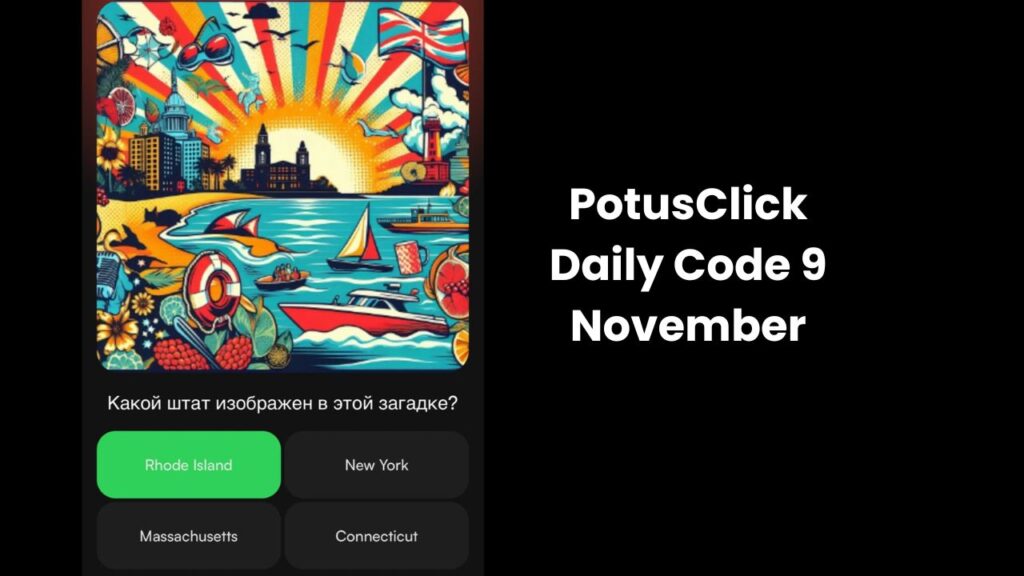 PotusClick Daily Code 9 November