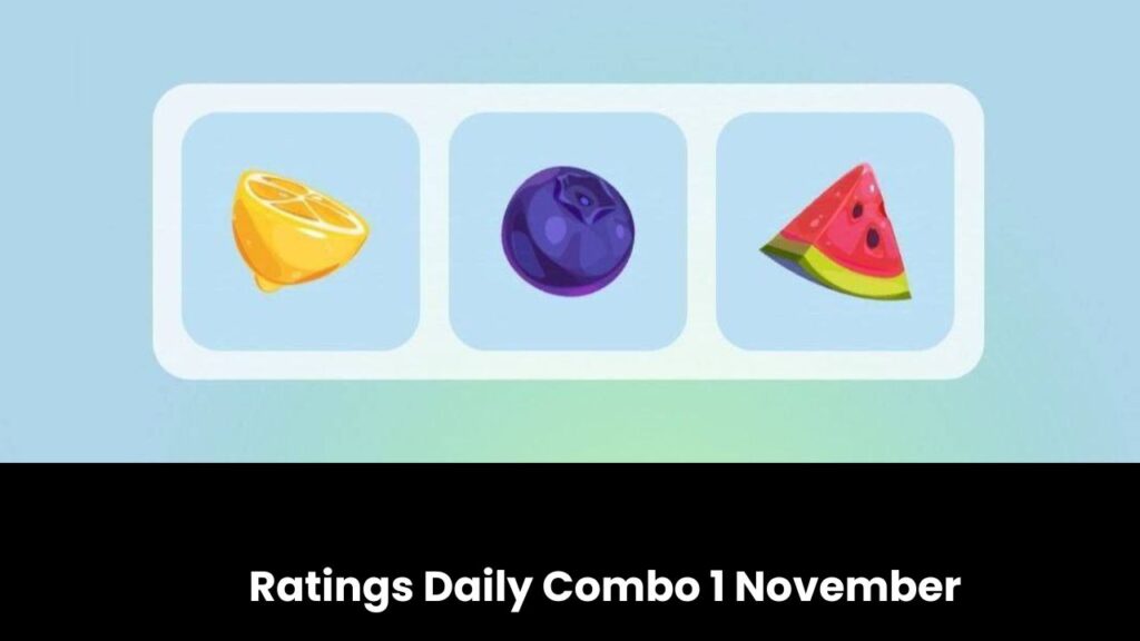 Ratings Daily Combo 1 November