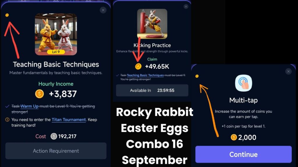 Rocky Rabbit Easter Eggs Combo 16 September