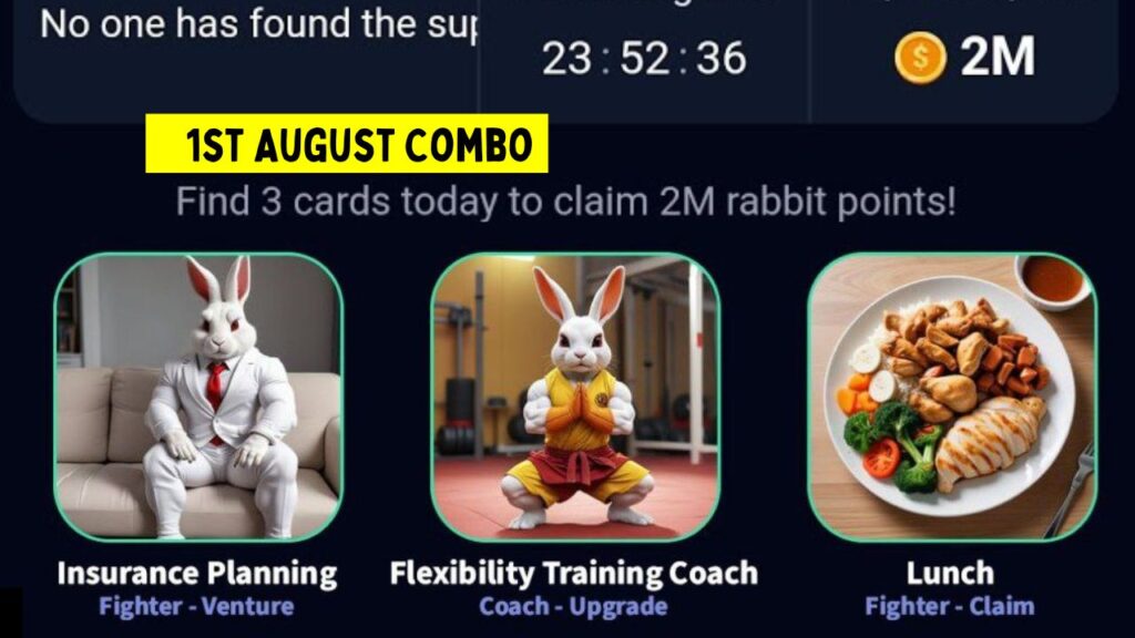 RockyRabbit Daily Combo Card 1st August