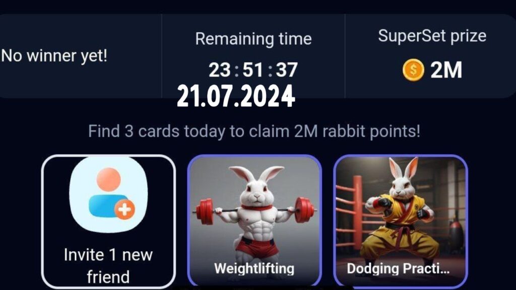 RockyRabbit Daily Combo Card 21 July