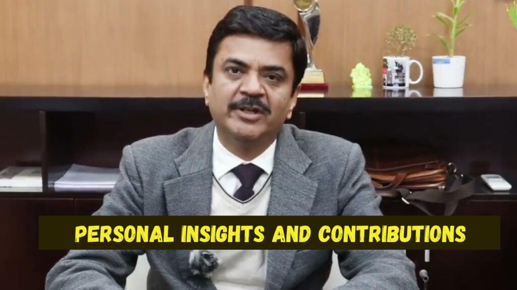 Sandeep Poundrik Personal Insights and Contributions