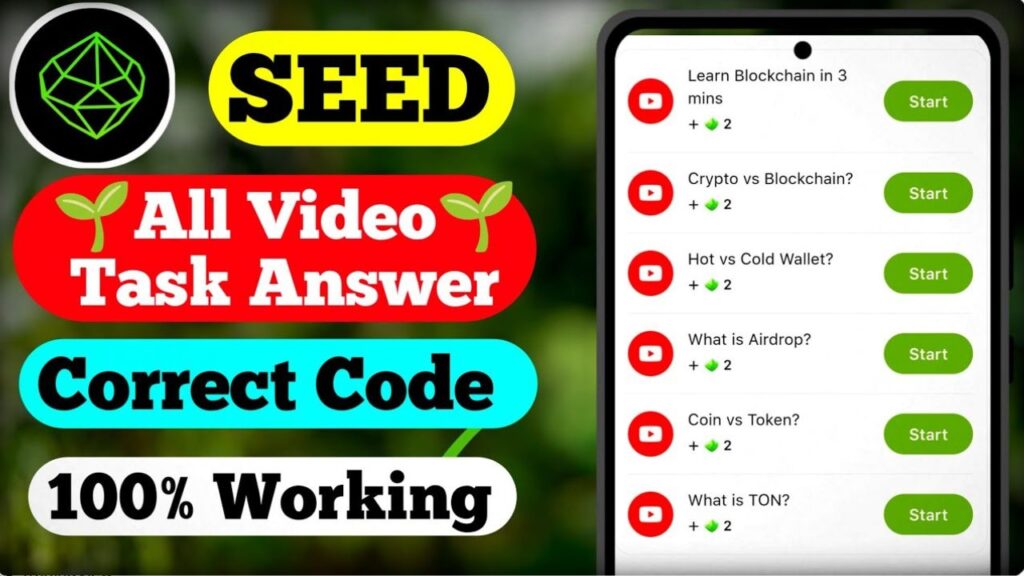 Seed Video Code 