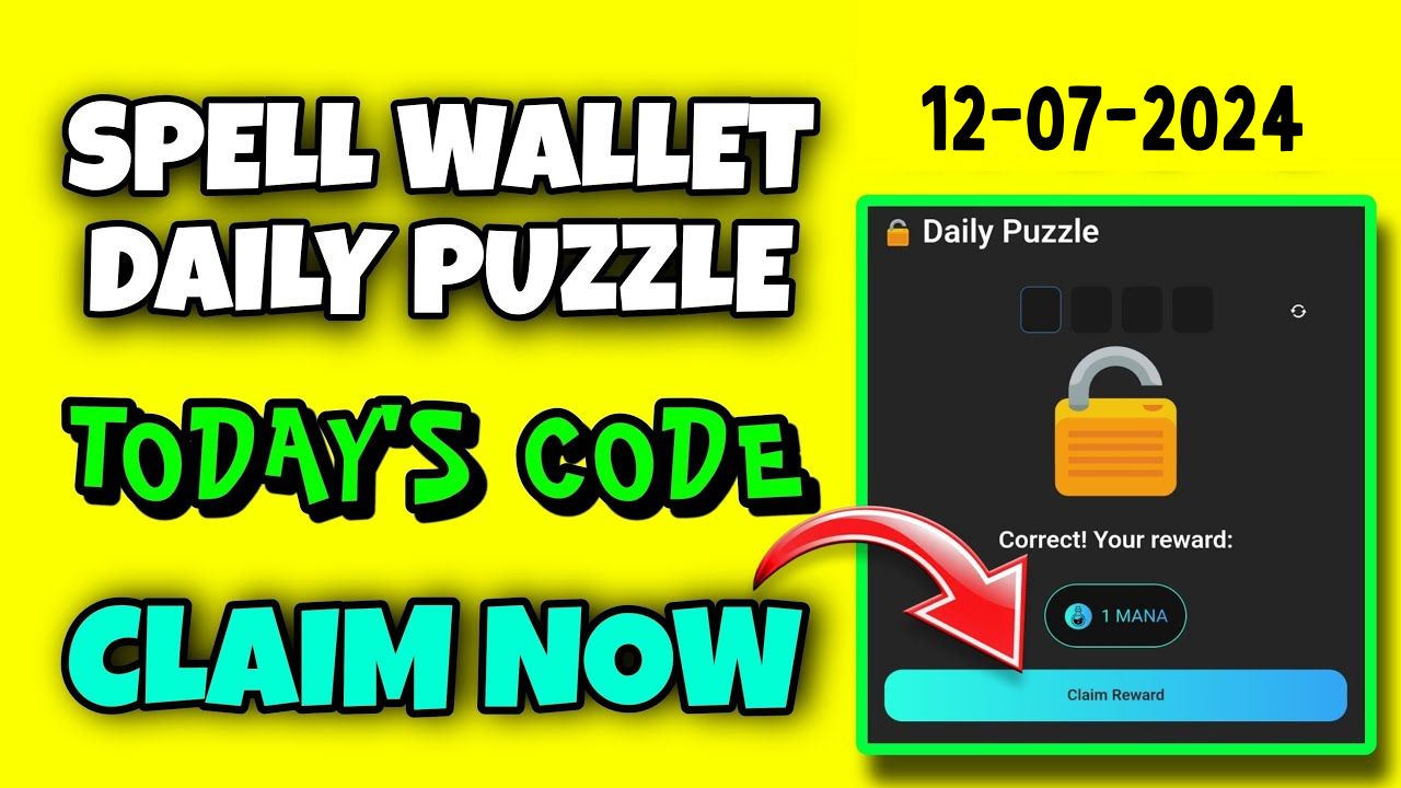 Spell wallet Daily Puzzle 12 July Answer