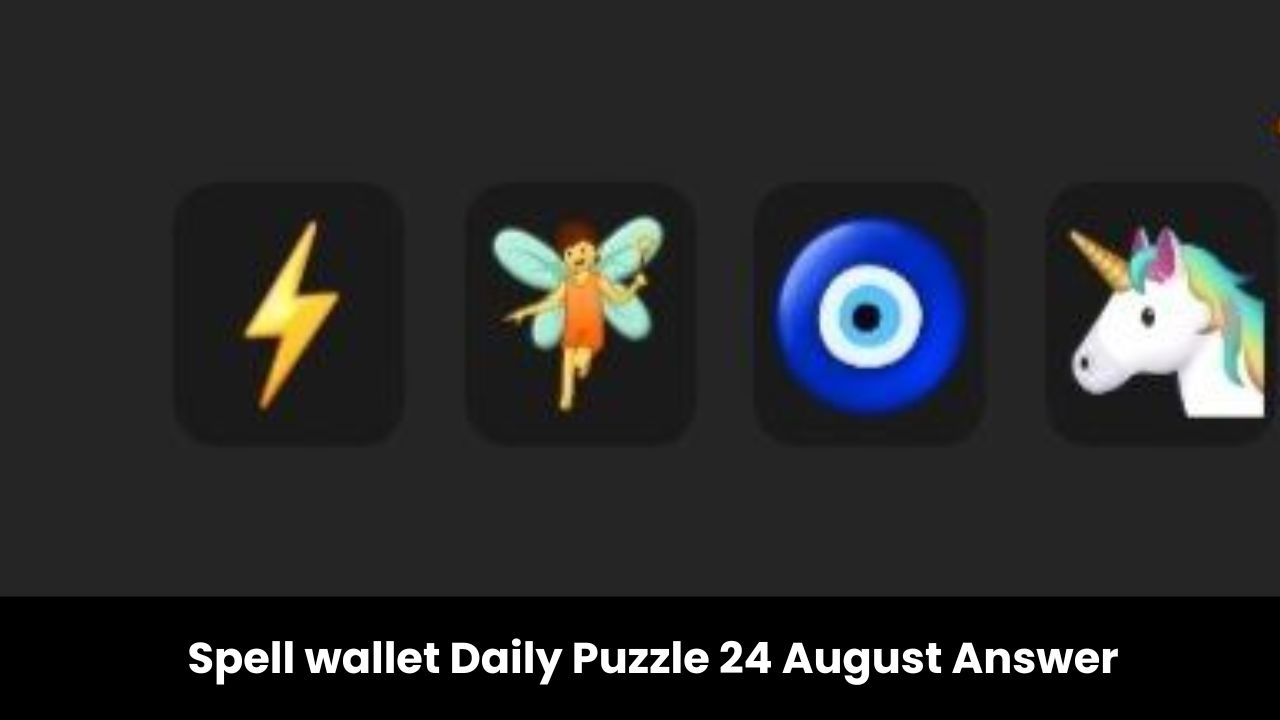 Spell wallet Daily Puzzle 24 August Answer