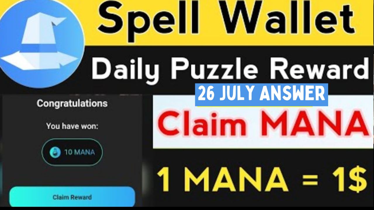 Spell wallet Daily Puzzle 26 July Answer