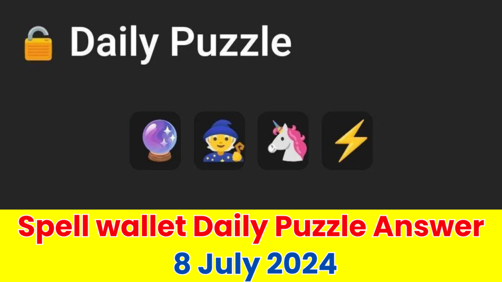 Spell wallet Daily Puzzle Answer