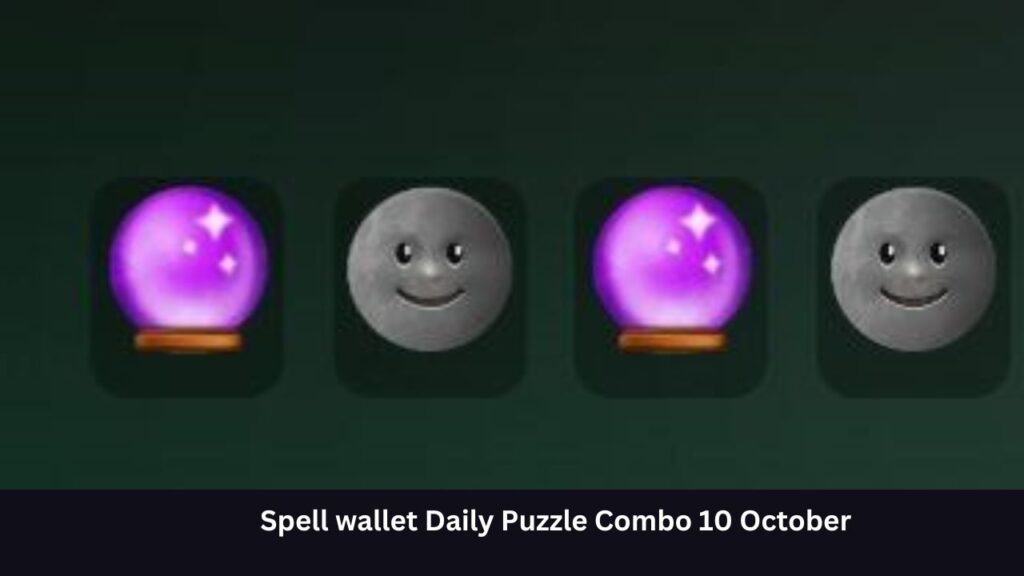 Spell wallet Daily Puzzle Combo 10 October