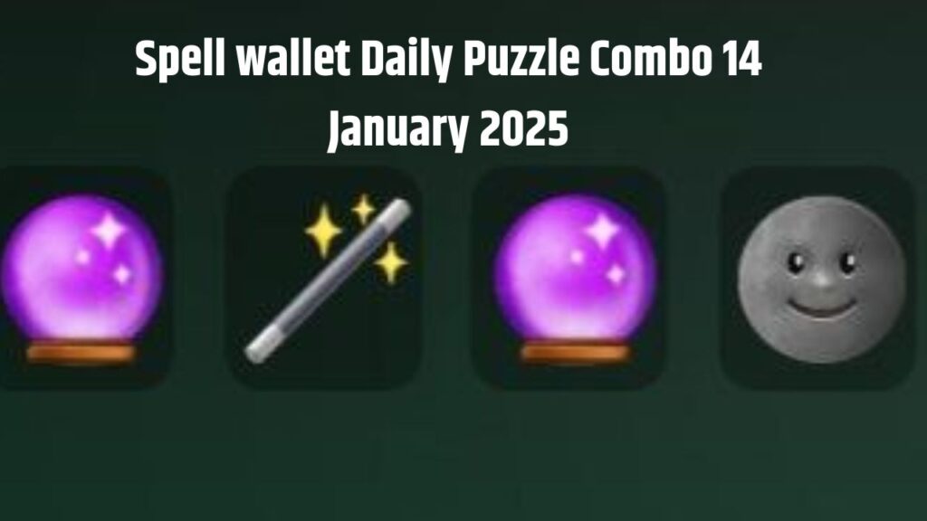 Spell wallet Daily Puzzle Combo 14 January 2025