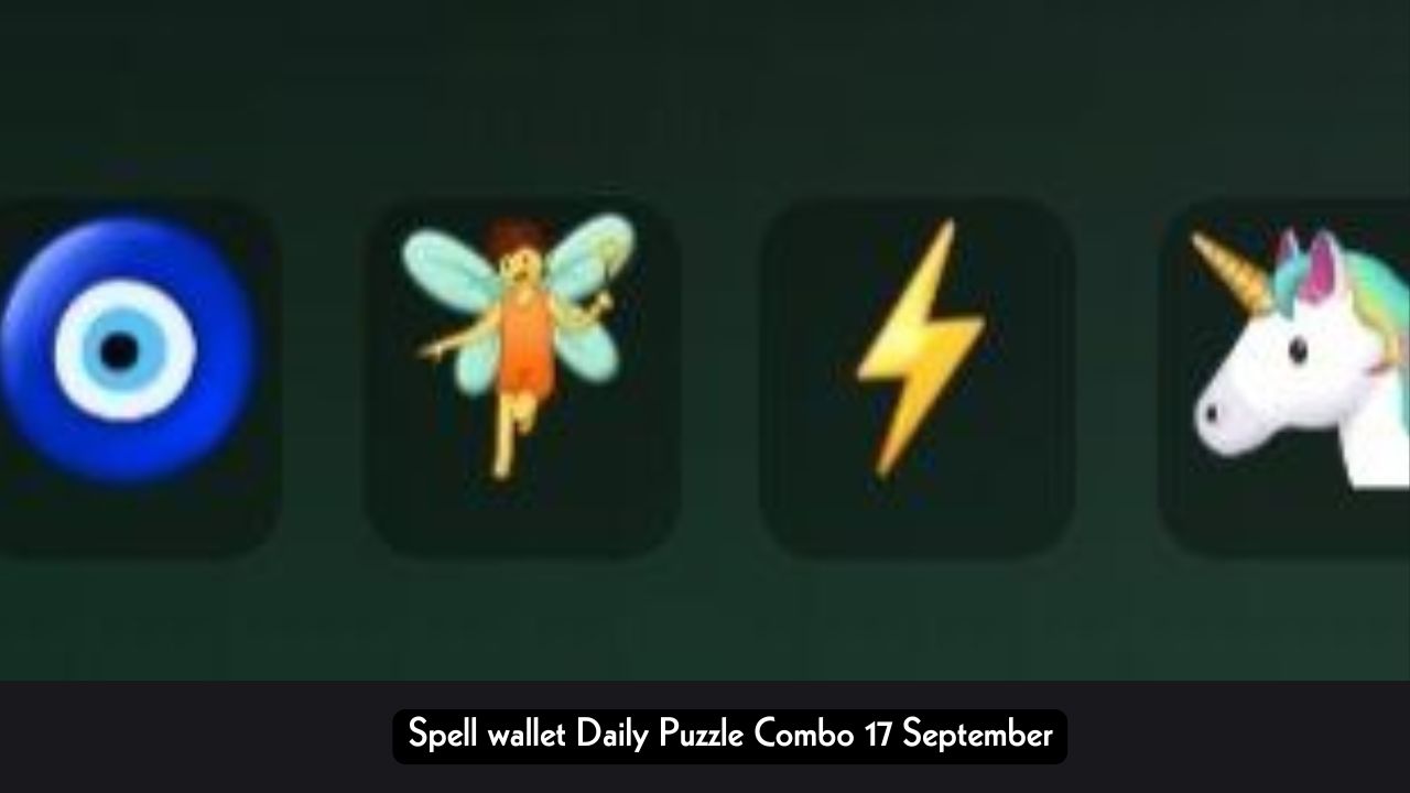 Spell wallet Daily Puzzle Combo 17 September