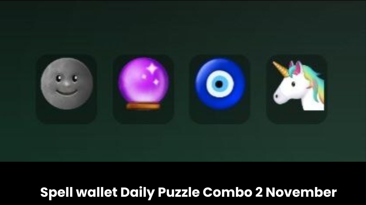 Spell wallet Daily Puzzle Combo 2 November