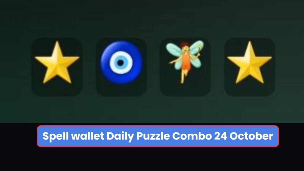 Spell wallet Daily Puzzle Combo 24 October