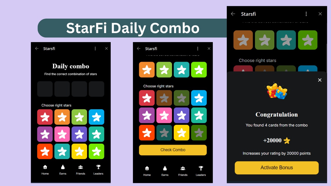 StarFi Daily Combo