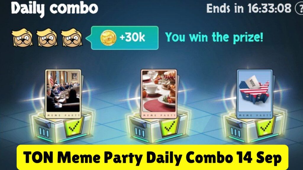 TON Meme Party Daily Combo 14 September