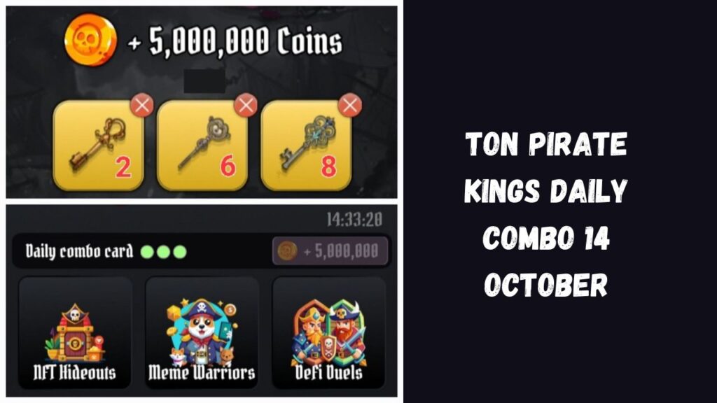 TON Pirate Kings Daily Combo 14 October