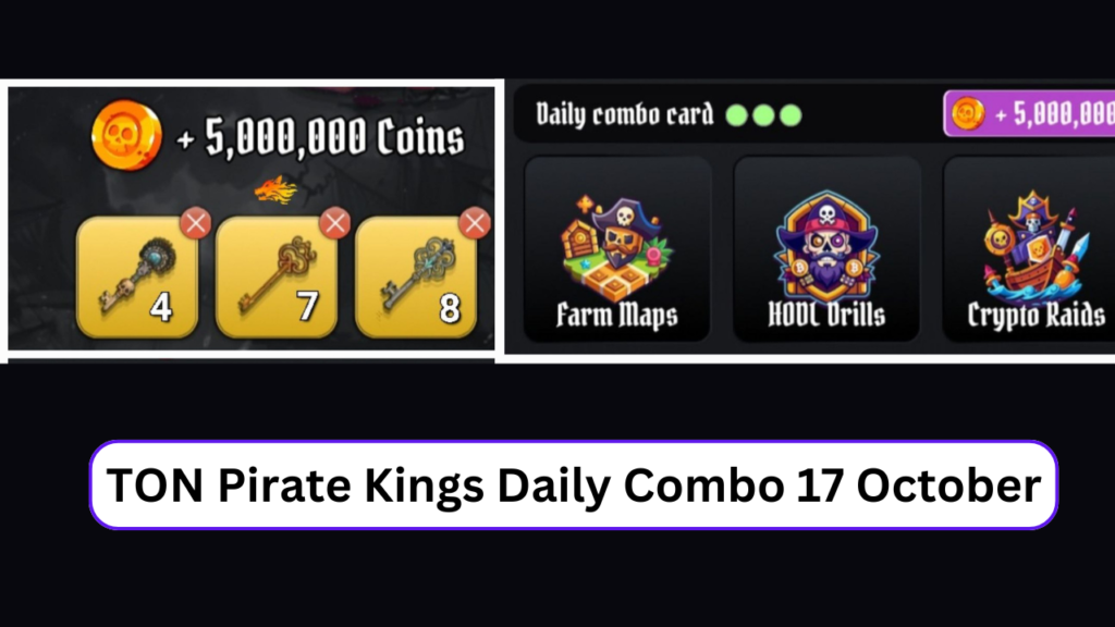 TON Pirate Kings Daily Combo 17 October